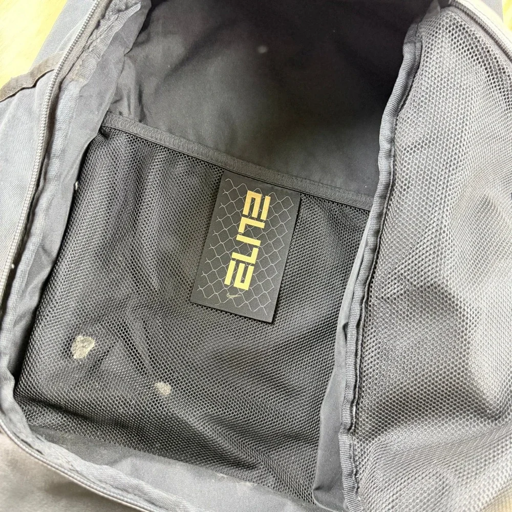 Nike Hoops Elite Pro Basketball Backpack Black Metallic Gold BA5555-013